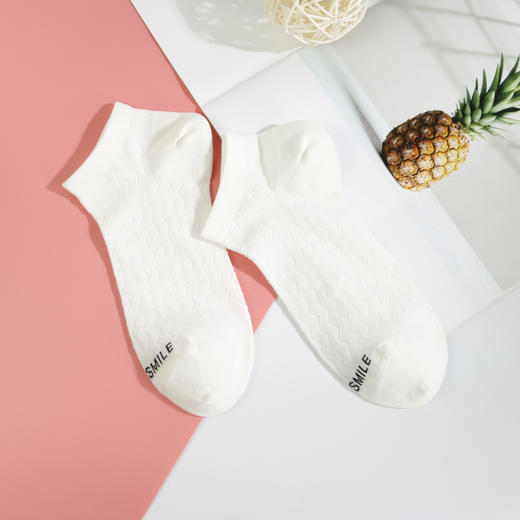 【2双装 6双6折】女丨女士春夏短筒袜精梳棉袜舒适透气夏季袜子纯色短筒休闲袜【2112302】 商品图1