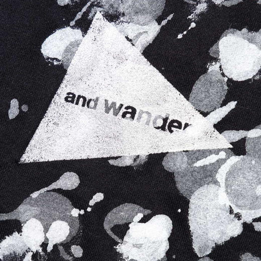 and wander painted splatter TEE手工泼墨反光T恤 日本制 商品图4