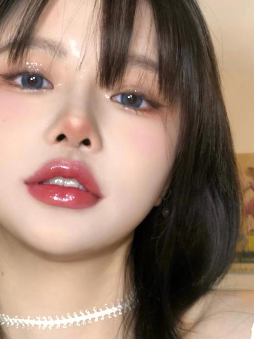 cookie yo 蓝鲸甜白 2023跟蓝色杠上了 显白显气质韩国icodi医用mpc硅水凝胶材质/14.2/年抛 商品图0