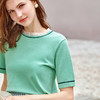 欧芮儿套头毛针织衫女2021新款宽松显瘦荷叶边设计感减龄上衣 商品缩略图1