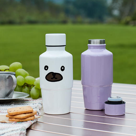 诗芙迪(SILVERDEW)不锈钢创意保温杯咖啡瓶男女水杯礼物小巧便携大肚杯350ml 商品图4