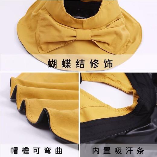 遮阳帽女夏季日系空顶大檐沿渔夫太阳帽韩版潮百搭紫外线防晒帽 商品图5