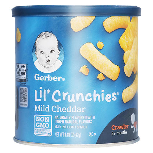 美国Gerber嘉宝 泡芙条 切达奶酪口味 42g 商品图4