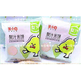 【8.8元/袋】米小白虾肉/梨汁/山药米饼228g