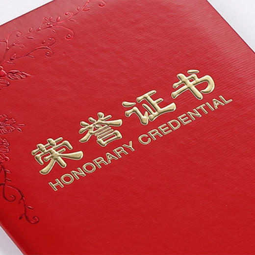 齐心荣誉证书B5纸面/C4594/红色 商品图2