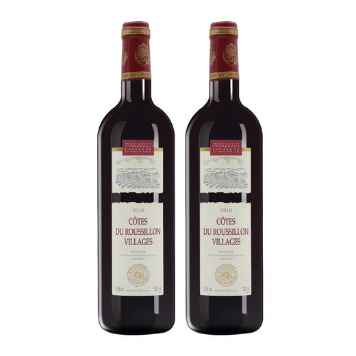 【双支特惠装】维格乐-露喜龙村庄红葡萄酒 Vignerons Catalans Roussillon Villages 750ml*2 商品图0