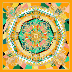 奥罗拉桑蚕丝巾/阿波罗的召唤/90*90CM/B1-031/花色