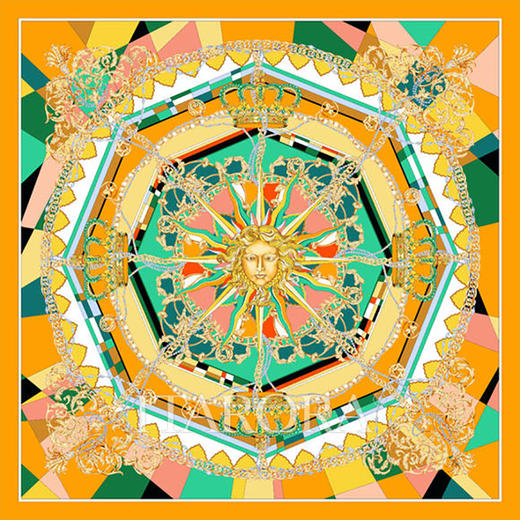 奥罗拉桑蚕丝巾/阿波罗的召唤/90*90CM/B1-031/花色 商品图0