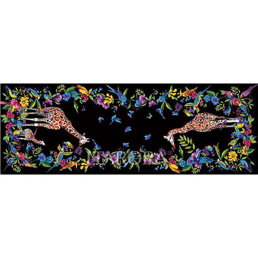 奥罗拉桑蚕丝巾/时光乐园/B10-005 商品图0