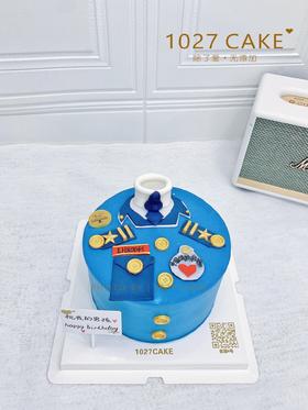 1027CAKE |  翻糖蛋糕  军人款式