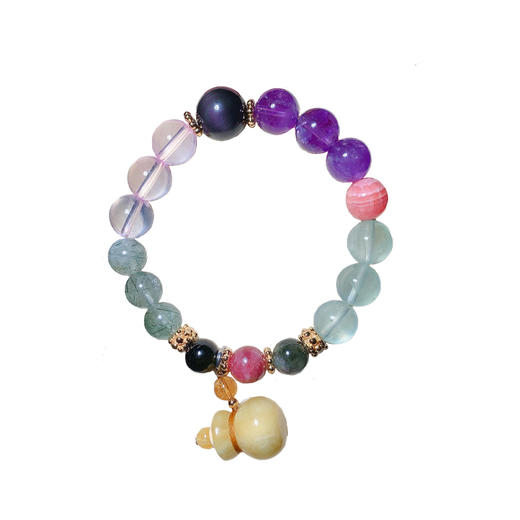 金牛座星座守护石扩香手链 水晶 玉石 单圈时尚 滴精油 熏香 商品图3