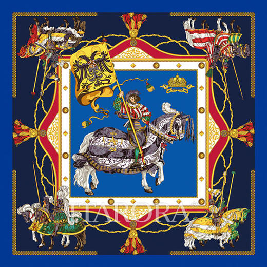 奥罗拉桑蚕丝巾/复刻竞技书/BO-011 商品图0