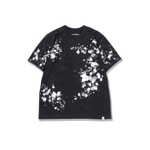 and wander painted splatter TEE手工泼墨反光T恤 日本制 商品图0