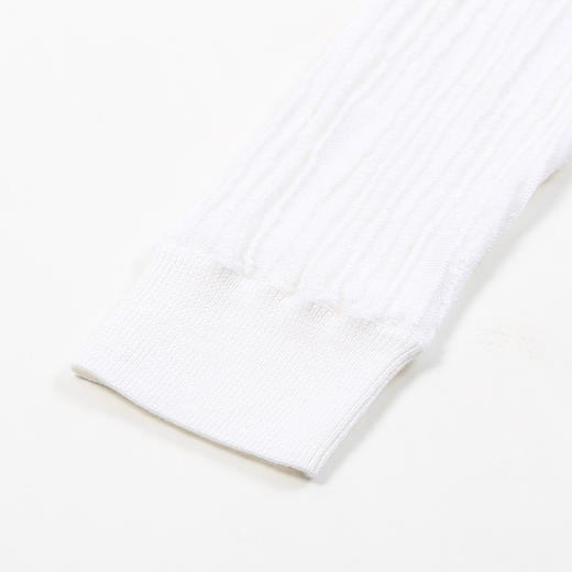 METTE2021年春夏新品女士V领针织衫时尚薄款坑条弹性100%羊毛开衫 商品图6