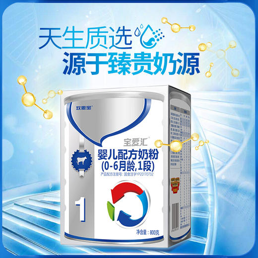 欢恩宝 宝爱汇1段牛奶粉800g*1罐【 欢恩宝】 商品图1