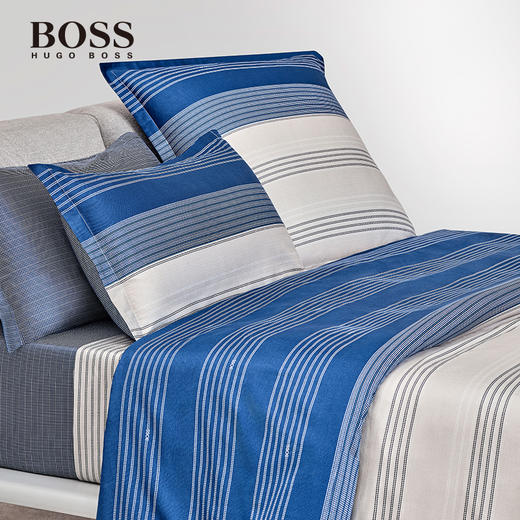 【Hugo Boss】全棉贡缎高端条纹床上用品四件套 SCRIPT 商品图2