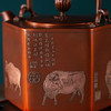 朱炳仁·铜丨五牛积福壶 商品缩略图3