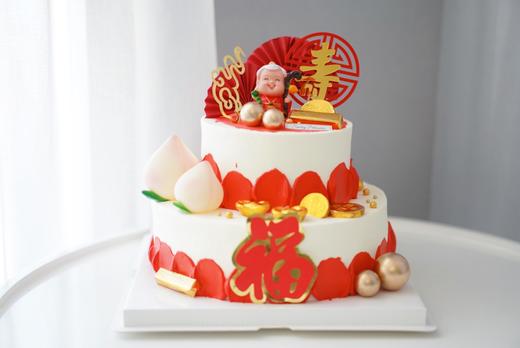 祝寿奶油蛋糕 | 鲜果原味香缇 - 双层祝寿 商品图3