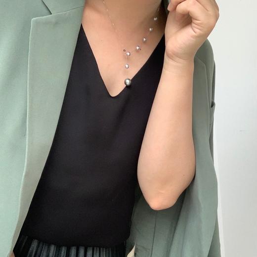 【à perles】纯真丝上衣，V领背心式，春夏必备，黑白两色【清仓，不退不换】 商品图7