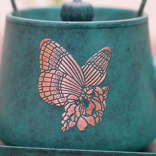 朱炳仁·铜丨蝶恋花壶 商品图1