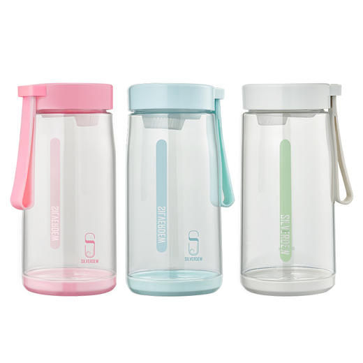 诗芙迪(SILVERDEW)塑料水杯女tritan夏季便携可爱家用防摔杯子大容量530ml 商品图4