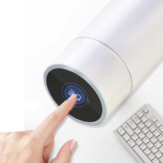 诗芙迪(SILVERDEW)316不锈钢智能数显保温杯女士水杯子380ml 商品图1