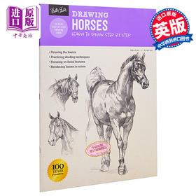 预售 【中商原版】如何绘画系列：马 英文原版 Drawing: Horses: Learn to draw step by step (How to Draw & Paint) 素描技巧