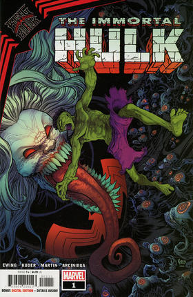 黑王 浩克 绿巨人 特刊 King In Black Immortal Hulk（2020）普封