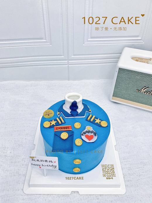 1027CAKE |  翻糖蛋糕  军人款式 商品图1