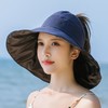 遮阳帽女夏季日系空顶大檐沿渔夫太阳帽韩版潮百搭紫外线防晒帽 商品缩略图9
