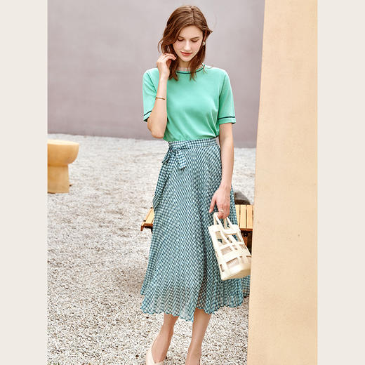 欧芮儿套头毛针织衫女2021新款宽松显瘦荷叶边设计感减龄上衣 商品图2