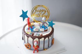 主题奶油蛋糕 | 原味香缇奶油 - 陨石奥特曼