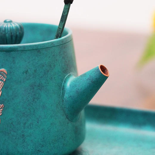 朱炳仁·铜丨蝶恋花壶 商品图2