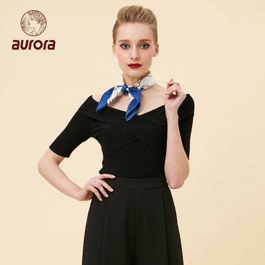 奥罗拉桑蚕丝巾/萌萌/B3-009 商品图3