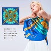 奥罗拉桑蚕丝巾/初战方捷/110*110CM/B0-001/粉·蓝 商品缩略图2