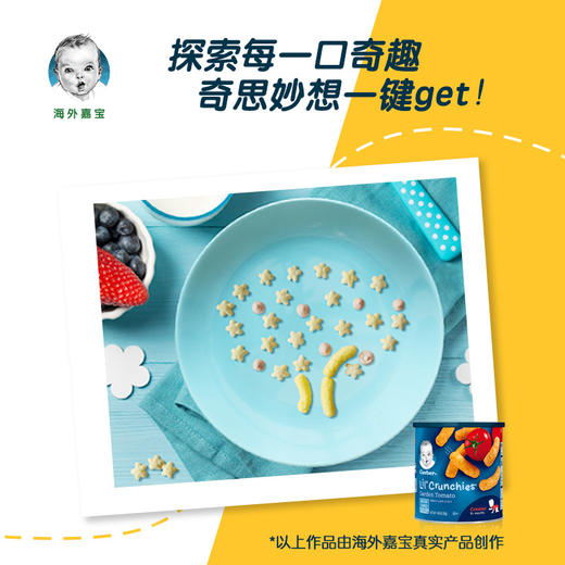 美国Gerber嘉宝 泡芙条 花园番茄味 42g 商品图4