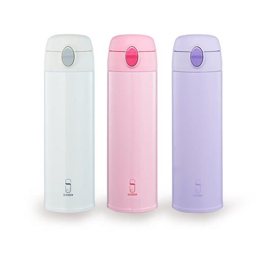 诗芙迪(SILVERDEW)316不锈钢保温杯女士便携水杯子红颜480ml 商品图3