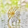 「雪花与密扇」黄钻白钻可分可合戒指 商品缩略图9