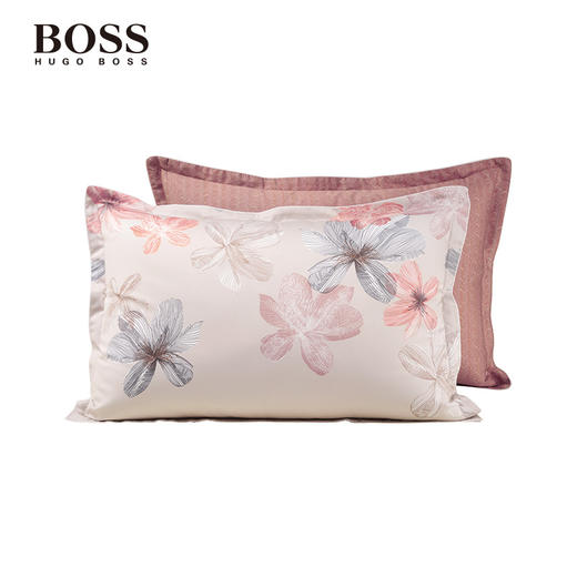 【Hugo Boss】全棉贡缎植物花卉床上四件套PEACH BLSSOM 商品图4