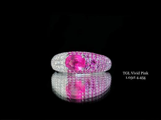 1.05克拉无烧粉蓝宝戒指 商品图2