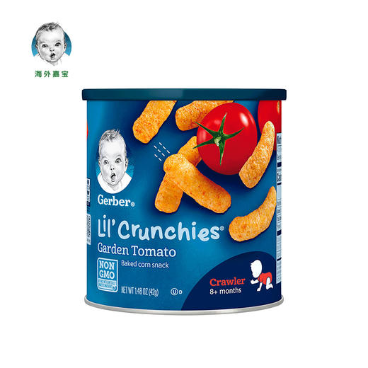 美国Gerber嘉宝 泡芙条 花园番茄味 42g 商品图0