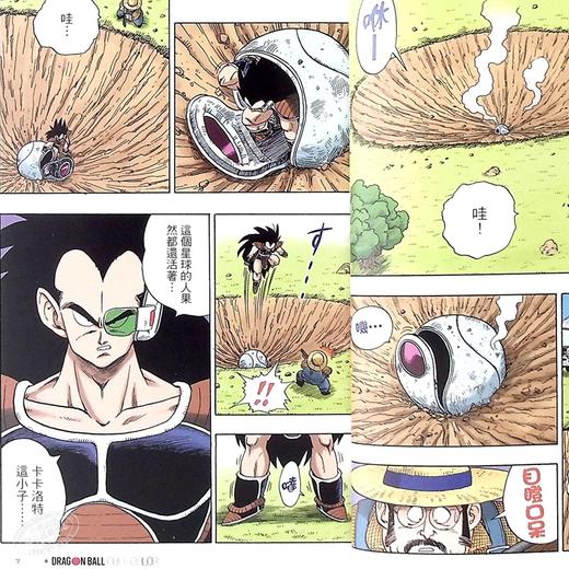 【中商原版】七龙珠彩色漫画 赛亚人篇 1-3册中文版漫画套装 港台原版 鸟山明 台湾东立 商品图5