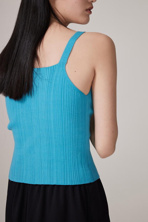 V领紧身针织吊带背心  SJS93W013N 商品图4