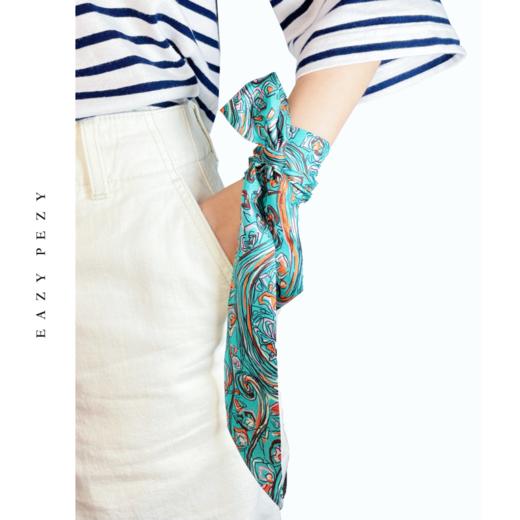 Eazypezy  意大利进口Twilly真丝印花小丝巾 商品图0