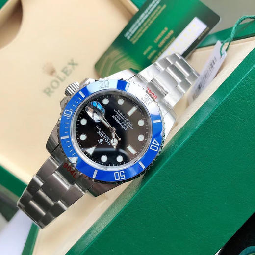 新到货！加量不加价！定制品质 劳力士升级版水鬼"蓝水鬼黑盘"
搭载全新进口西铁城全自动机械机芯 商品图4