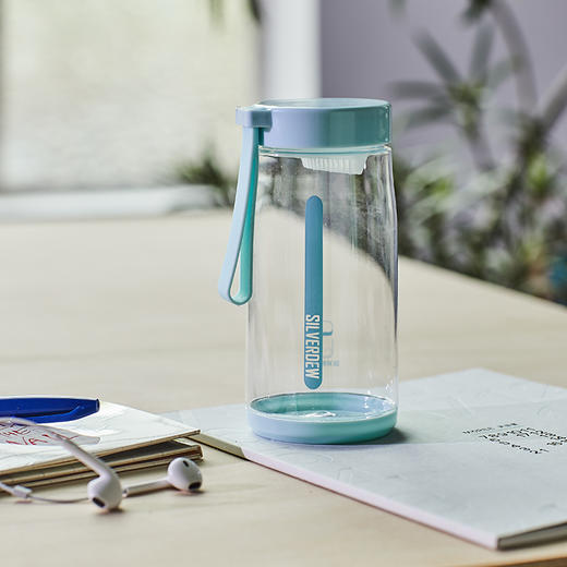 诗芙迪(SILVERDEW)塑料水杯女tritan夏季便携可爱家用防摔杯子大容量530ml 商品图3
