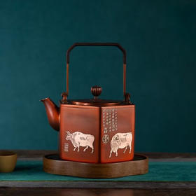 朱炳仁·铜丨五牛积福壶