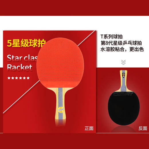 红双喜乒乓球拍T5003 商品图1