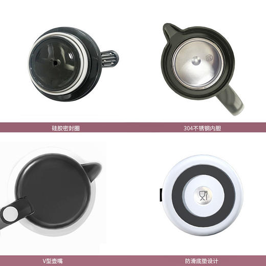 诗芙迪(SILVERDEW)不锈钢保温咖啡壶家用保温瓶大容量水壶800ml 商品图2