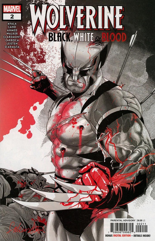 金刚狼 黑白血 支线 Wolverine Black White Blood（2021）普封 商品图2